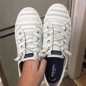 Sperry Crest Vibe Green Striped